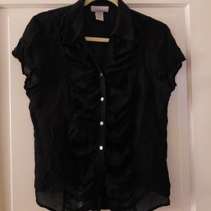 Logic almost sheer top